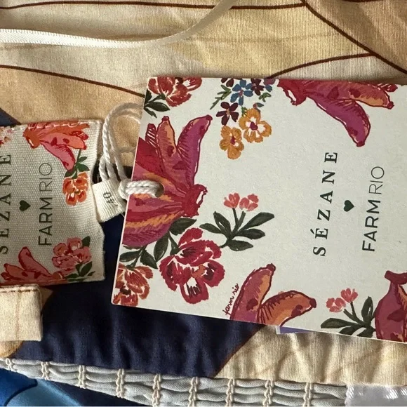 Sezane Farm Rio Abelino Top NWT US Size 8 - Picture 2 of 4